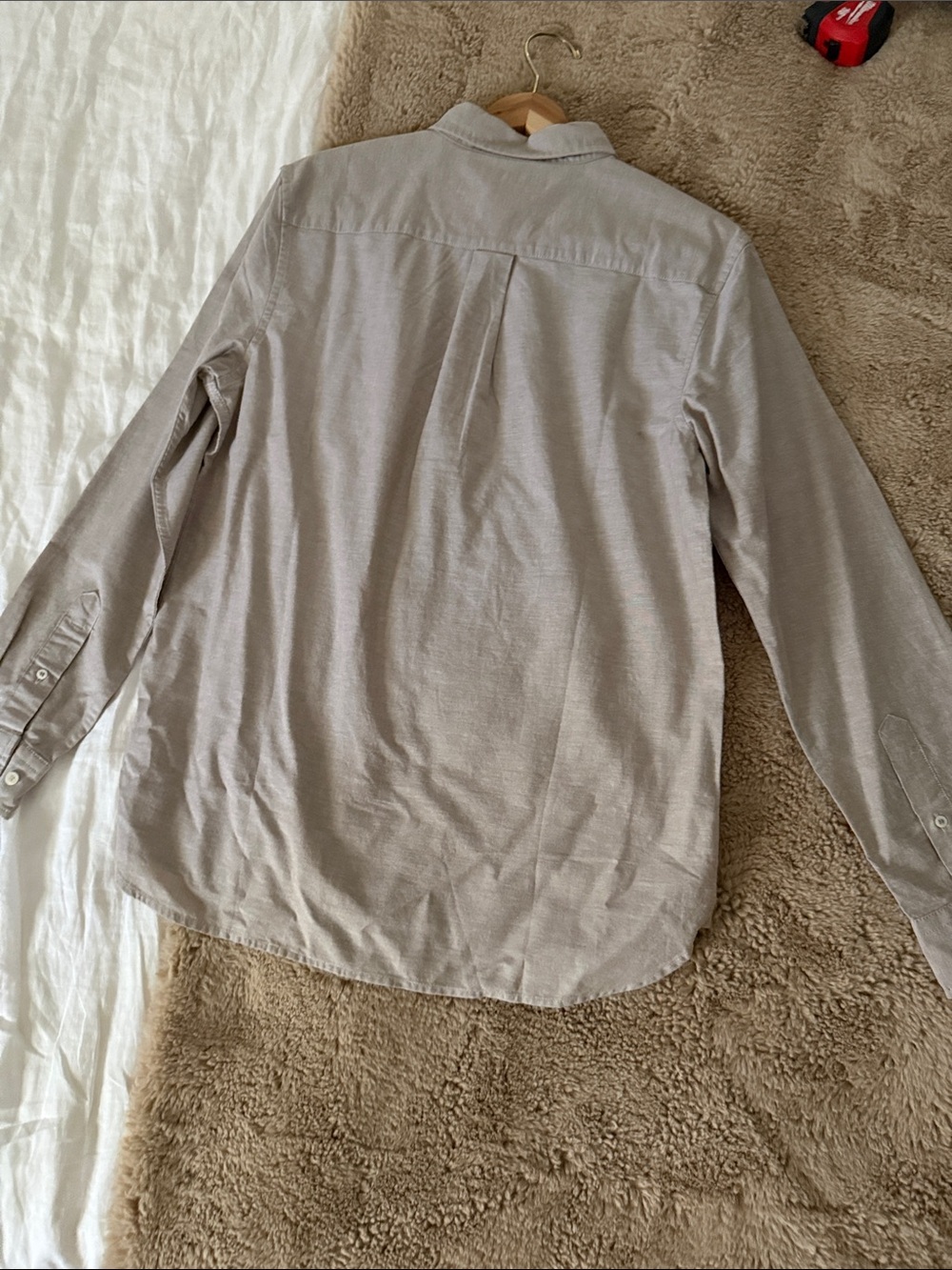 Banana Republic Men's Light Brown Button-Down Shirt - Picture 11 of 12